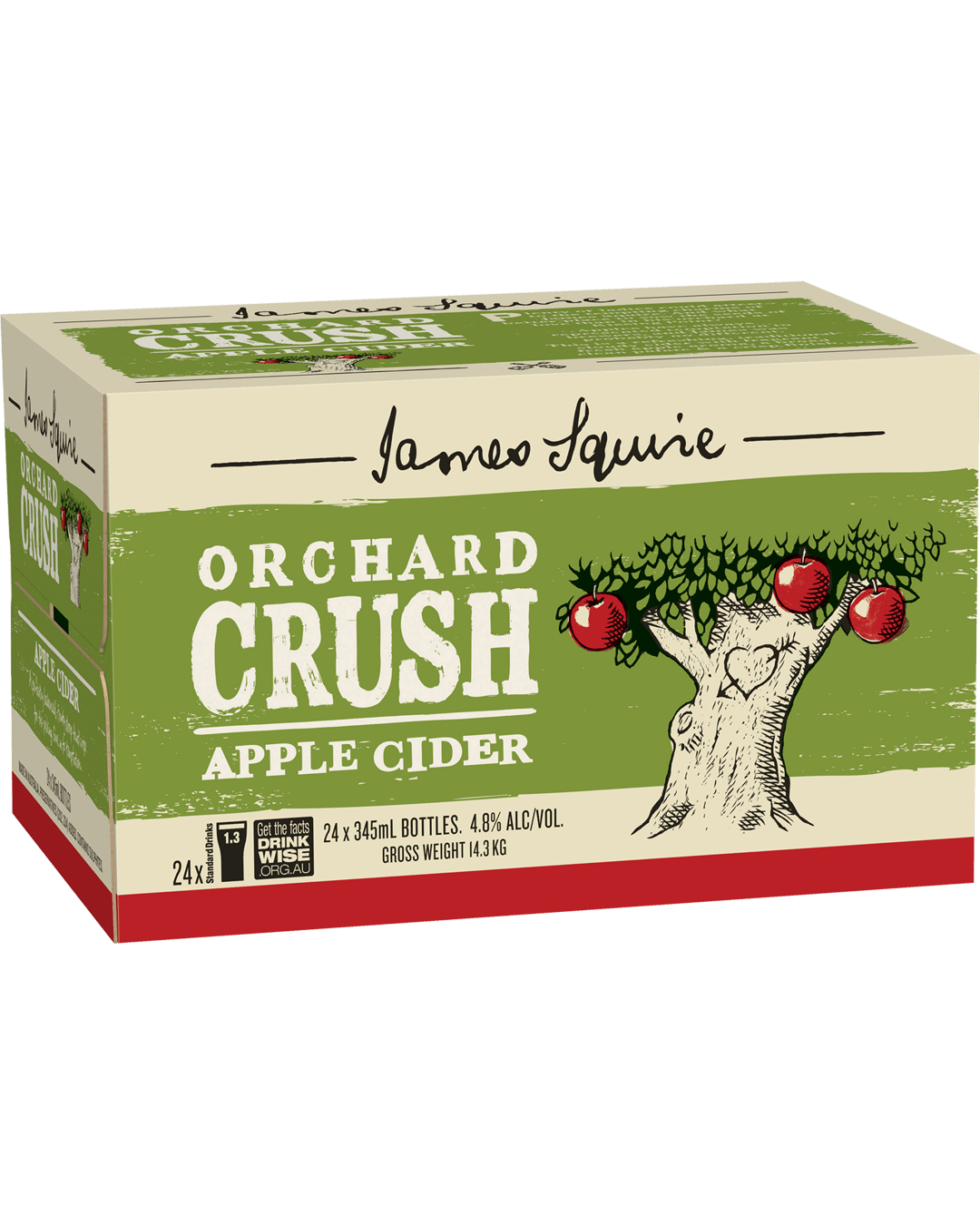 Buy James Squire Orchard Crush Apple Cider 345ml Online With Same Day