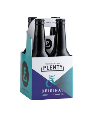 Plenty Cider Original Apple 330ml  Bottle
