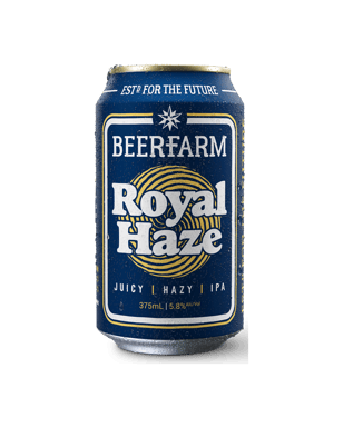 Beerfarm Royal Haze Cans 375ml  Can