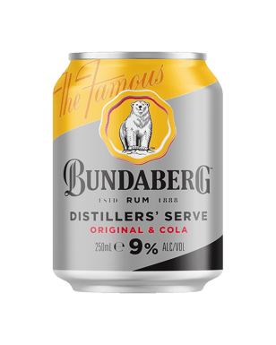Bundaberg Rum & Cola 9% Cans 250ml  Can