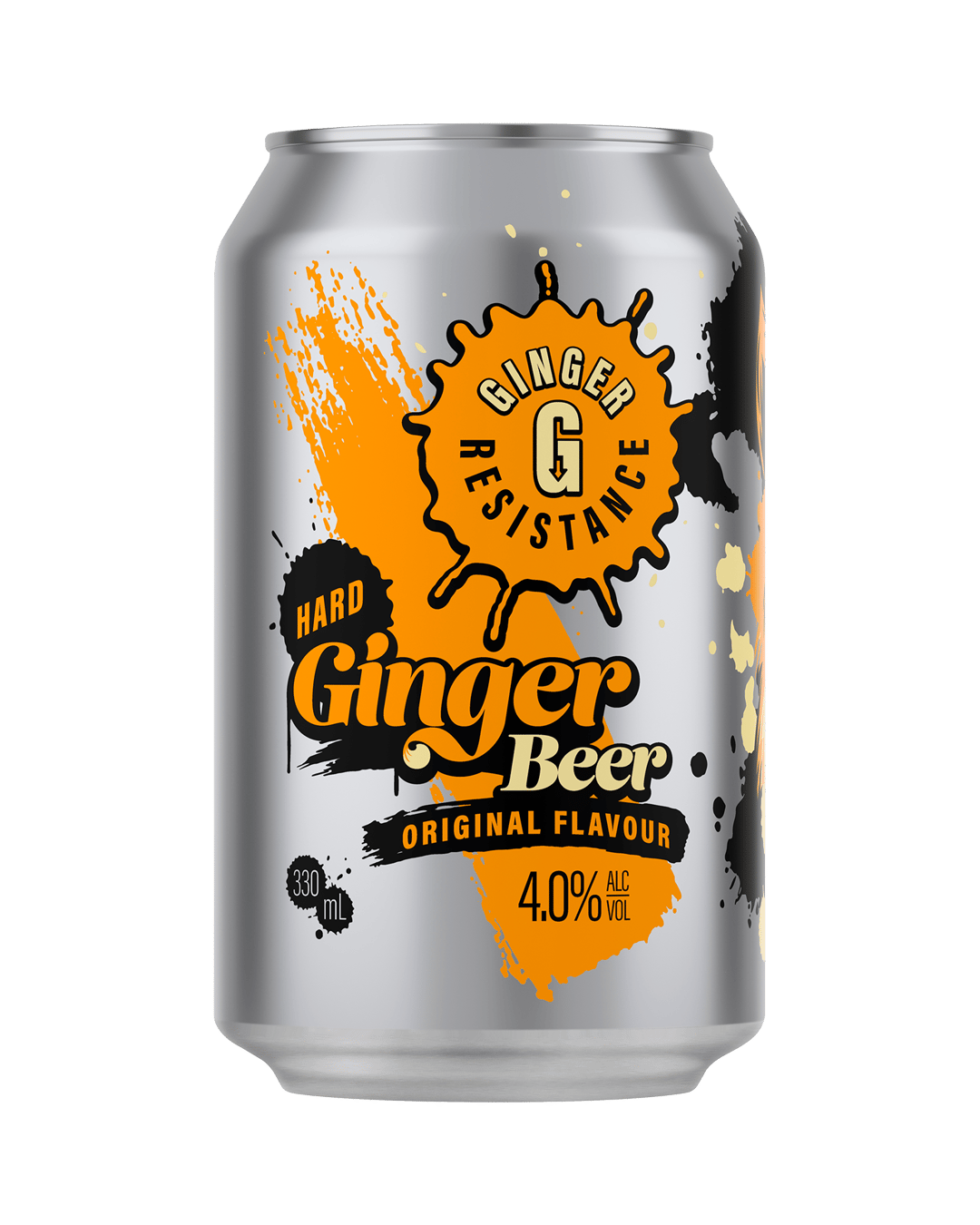 Buy Ginger Resistance Ginger Beer Can 330ml Online With Same Day Free