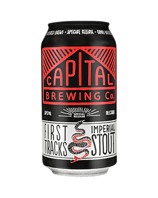 Capital Brewing Co. First Tracks Imperial Stout Cans 375ml  Can