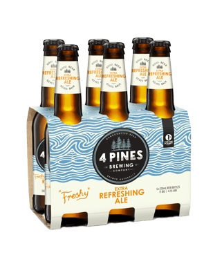 4 Pines Freshy Extra Refreshing Ale Bottles 330ml  Bottle