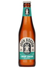 John Boston Crisp Lager Bottle 330ml  Bottle