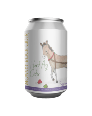 Monkey Rock Hard Ass Passion Fruit Cider Cans 375ml  Can