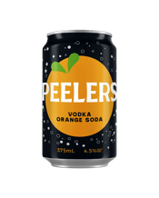 Peelers Vodka Orange Soda Cans 375ml  Can