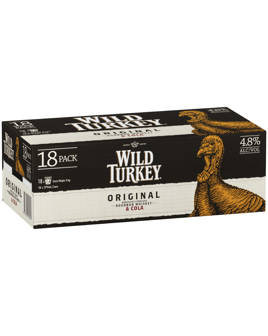 Wild Turkey Bourbon & Cola Cans 18X375ml