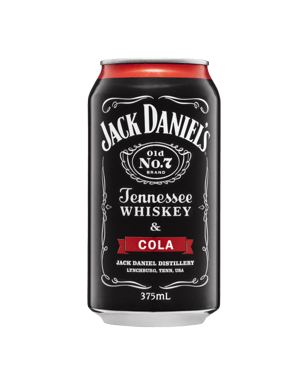 Jack Daniel's Jack & Cola Cans 18 Pack 375ml  18 Pack