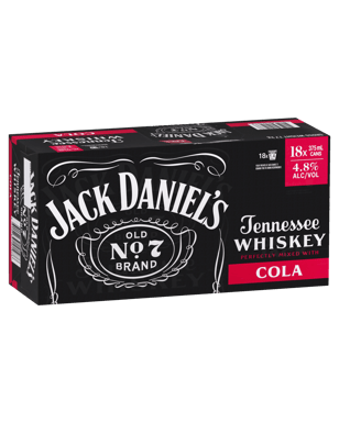 Jack Daniel's Jack & Cola Cans 18 Pack 375ml  18 Pack