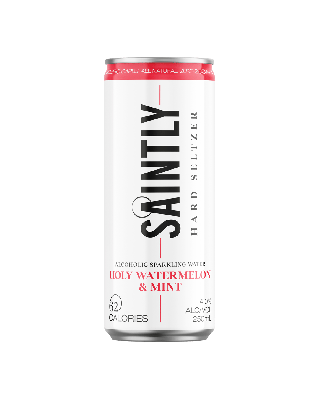 Saintly Hard Seltzer Holy Watermelon & Mint 4% Cans 250mL