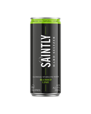 Saintly Hard Seltzer Blessed Lime 250ml  Can