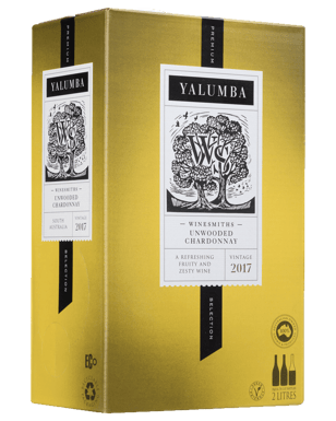 Yalumba Premium Unwooded Chardonnay 2l  Each