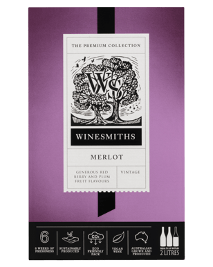Winesmiths Premium Merlot Cask 2l  Each