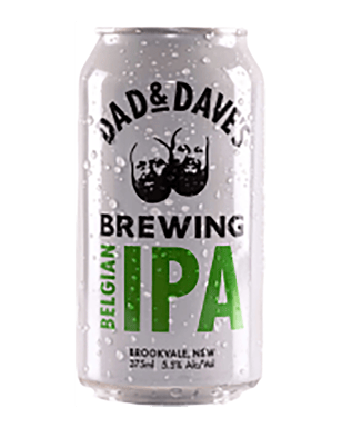 Dad & Dave's Belgian Ipa 375ml  Can