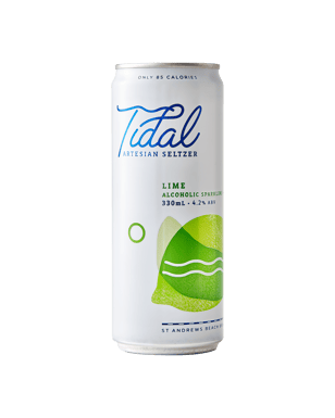 Tidal Artesian Seltzer Lime 330ml  Can