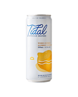 Tidal Artesian Seltzer Yuzu 330ml  Can