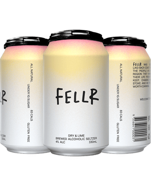 Fellr Ab Seltzer Dry & Lime 330ml  Can