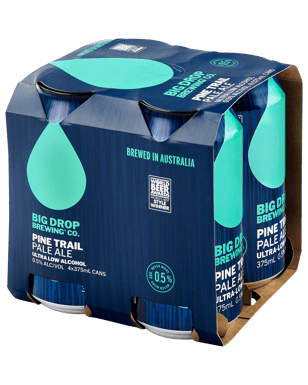Big Drop Brewing Co. Pine Trail Low Alcohol Pale Ale Cans 375ml  Can