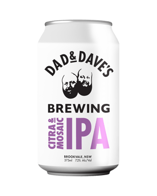 Dad & Dave's Citra Mosaic Ipa Can 375ml  Can