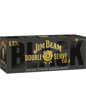 Jim Beam Black Double Serve Bourbon & Cola 6.9% Cans 10x375  Pack