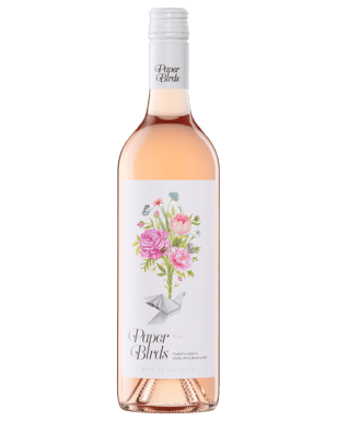 Paper Birds Rose  Bottle