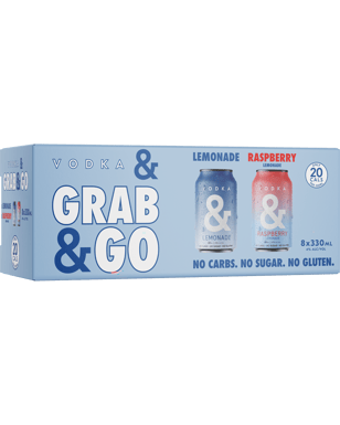 Ampersand Vodka And Lemonade Cans 8x330ml  Can