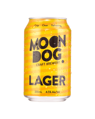 Moon Dog Lager Can 330ml  Can