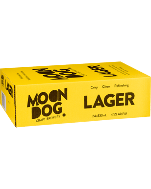 Moon Dog Lager Can 330ml  Can