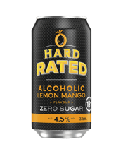 Hard Rated Lemon Mango Zero Sugar 4.5% Cans 375ml  Can