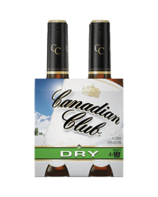 Canadian Club Whisky & Dry 330ml  4 Pack