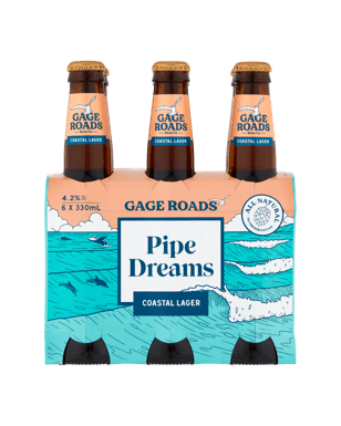 Gage Roads Pipe Dreams Coastal Lager Bottles 330ml  Bottle