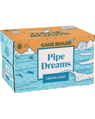 Gage Roads Pipe Dreams Coastal Lager Bottles 330ml  Bottle
