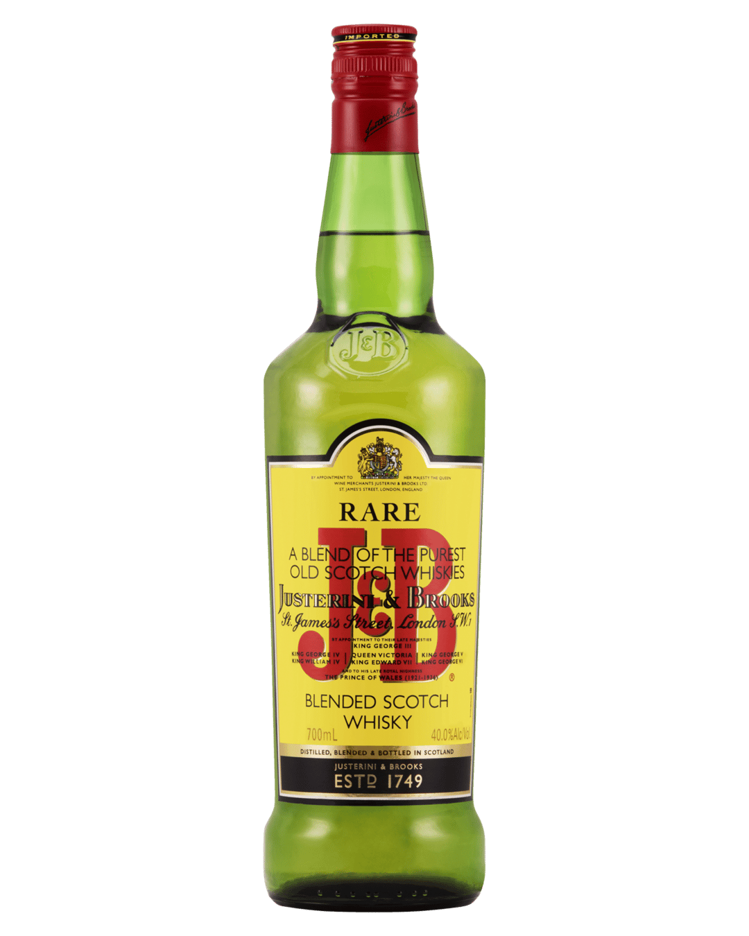 Buy J&b Rare Blended Scotch Whisky 700ml Online With (same-day FREE ...