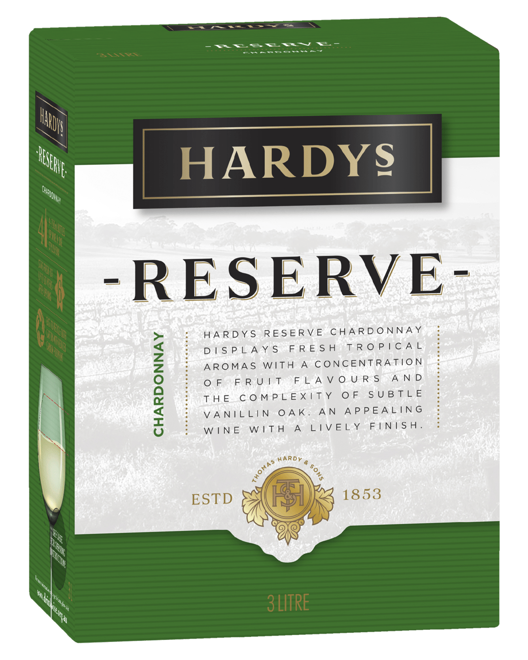 Hardys Reserve Chardonnay Cask 3L