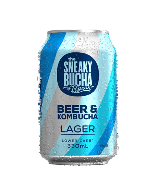 Sneaky Bucha Lager Beer & Bucha Can 330ml  Can