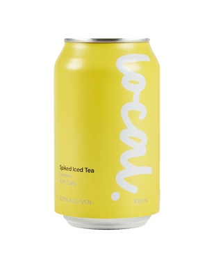 Local Spiked Iced Tea Lemon 330ml  Can