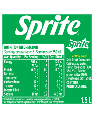 Sprite Lemonade 1.5l  Bottle