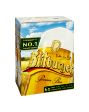 Bitburger Premium Beer 330ml  6 Pack