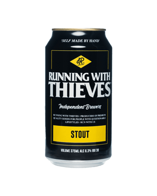 Running With Thieves Stout Can 375ml  Can