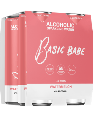 Basic Babe Watermelon 250ml  Can