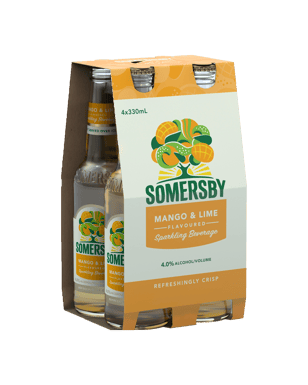 Somersby Mango And Lime Cider Bottles 330ml  Bottle