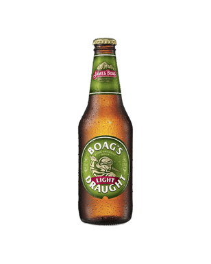 James Boag's Draught Light Bottles 375ml  Bottle