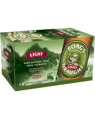 James Boag's Draught Light Bottles 375ml  Bottle