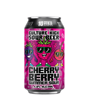Ten Toes Brewery Cherry Berry Summer Sour Cans 375ml  Can