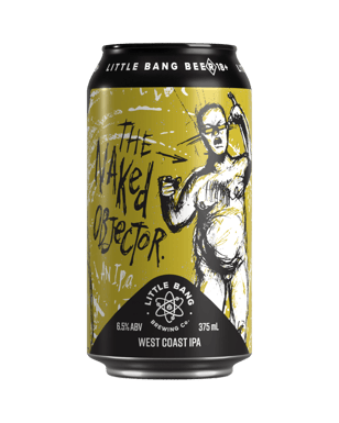 Little Bang Brewing Co. The Naked Objector West Coast Ipa Cans 375ml  Can