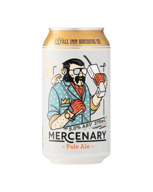 All Inn Brewing Co Mercenary Pale Ale Can 375ml  Can