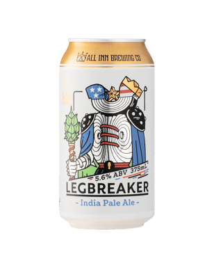 All Inn Brewing Co Legbreaker Ipa Can 375ml  Can