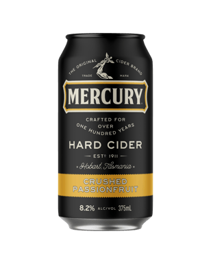 Mercury Hard Passionfruit Cider Cans 375ml  Can