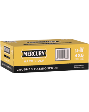 Mercury Hard Passionfruit Cider Cans 375ml  Can