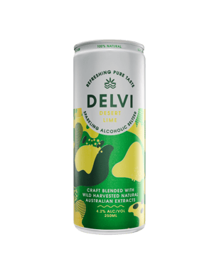 Delvi Desert Lime Hard Seltzer 250ml  Can